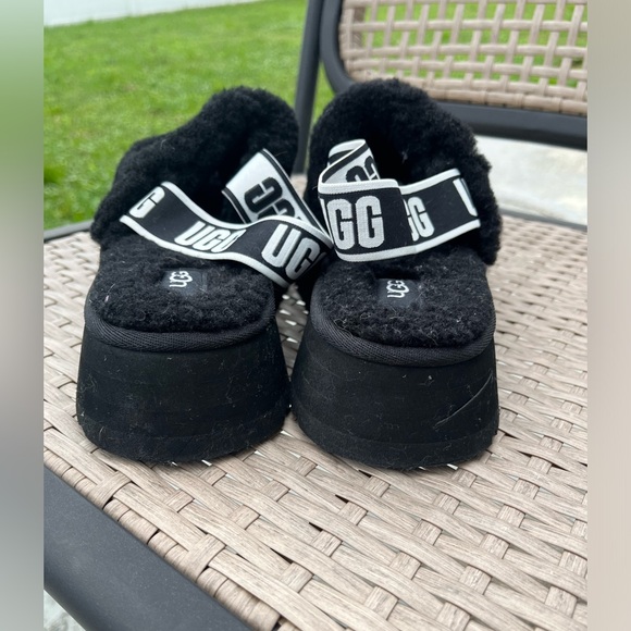 UGG Women's Disco Slide Black& White 8 - Picture 6 of 8